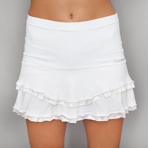 Denise Cronwall White Tennis Skirt